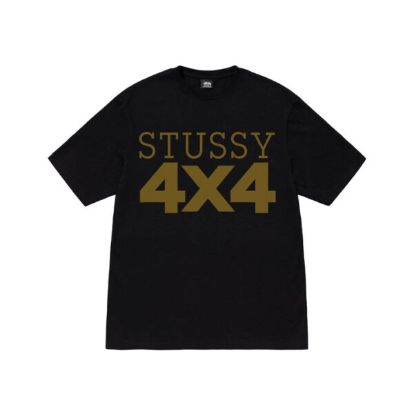 Stussy - 4X4 TEE BLACK Front