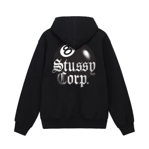 STUSSY - 8 BALL CORP HOODIE BACK
