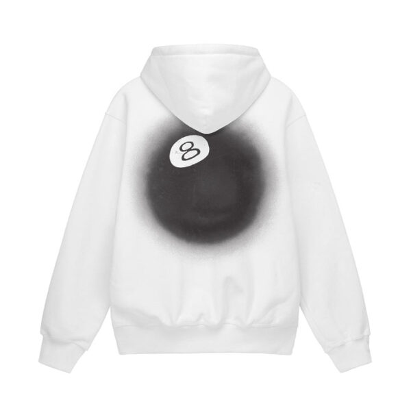 STUSSY - 8 BALL FADE HOODIE BACK