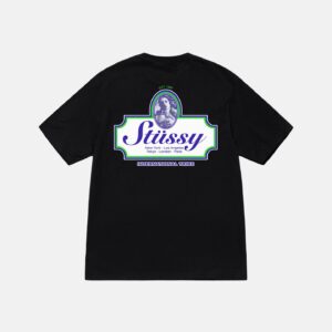 Stussy - AUTHENTIC TEE BLACK Back