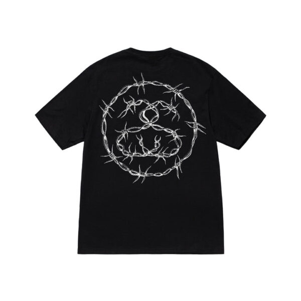 STUSSY - BARB TEE BLACK BACK