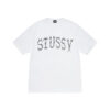 STUSSY - BARB TEE WHITE FRONT