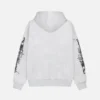 STUSSY - BARRACUDA HOODIE- GREY BACK