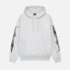 STUSSY - BARRACUDA HOODIE- GREY FRONT