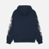 STUSSY - BARRACUDA HOODIE- NAVY BACK