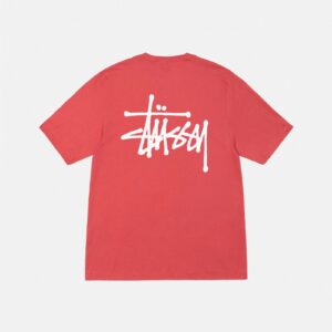 STUSSY - BASIC STÜSSY TEE RED BACK