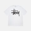 STUSSY - BASIC STÜSSY TEE- White BACK