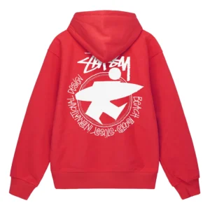STUSSY - BEACH ROOTS HOODIE FRONT