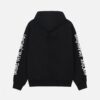 STUSSY - BIG CITIES ZIP HOODIE BLACK BACK