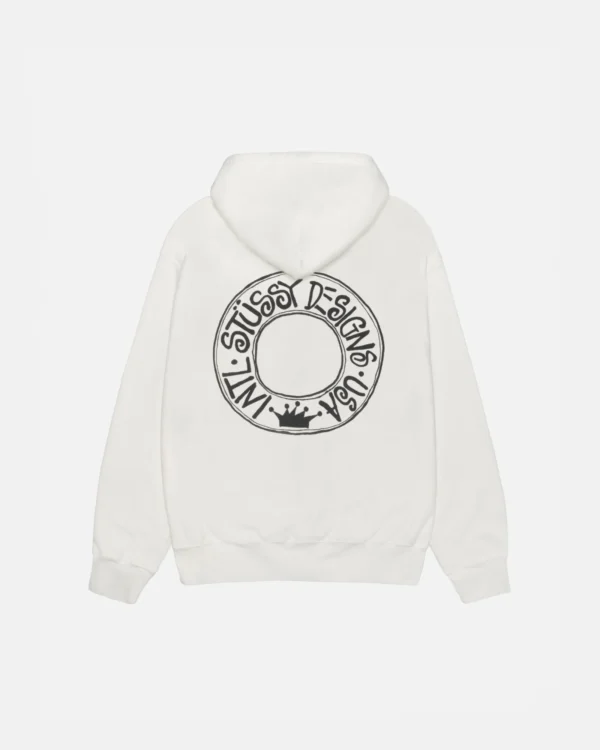 STUSSY - BUANA ZIP HOODIE PIGMENT DYED BACK