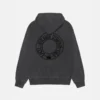 STUSSY - BUANA ZIP HOODIE PIGMENT DYED BLACK BACK