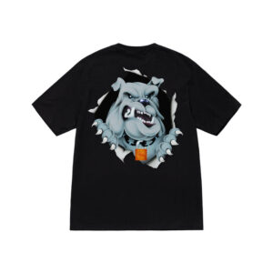 STUSSY - BULLDOG RIPPER TEE BLACK BACK