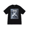 STUSSY - BULLDOG TEE BLACK FRONT