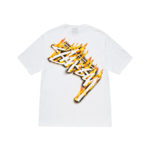 STUSSY - BURNING STOCK TEE BACK