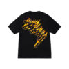 STUSSY - BURNING STOCK TEE BACK
