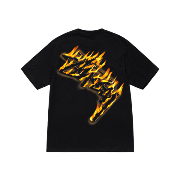 STUSSY - BURNING STOCK TEE BACK