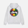 STUSSY - CLASSIC DOT ZIP HOODIE BACK