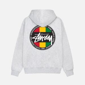 STUSSY - CLASSIC DOT ZIP HOODIE BACK