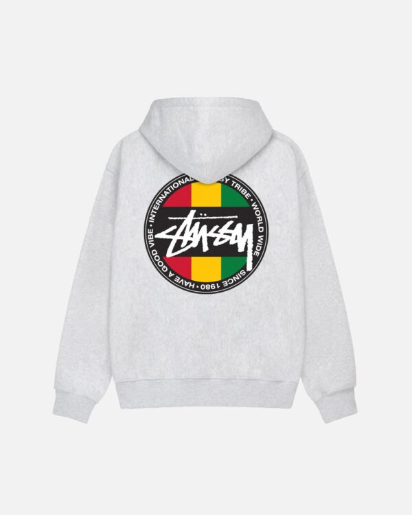 STUSSY - CLASSIC DOT ZIP HOODIE BACK