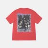 STUSSY - CLASSROOM RED TEE BACK
