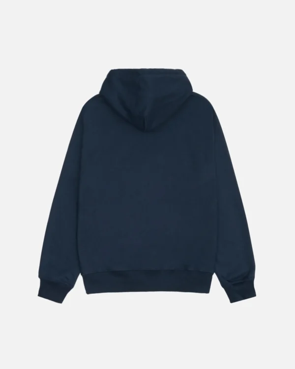STUSSY - LOCATIONS ZIP HOODIE BACK