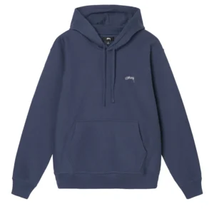 STUSSY - OVERDYED SMOOTH STOCK LOGO HOODIE FRONT
