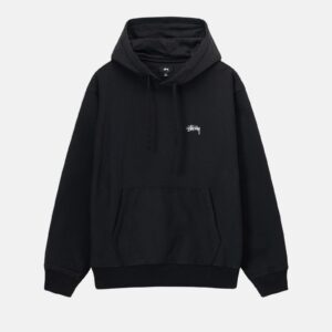 STUSSY - OVERDYED STOCK LOGO HOODIE FRONT